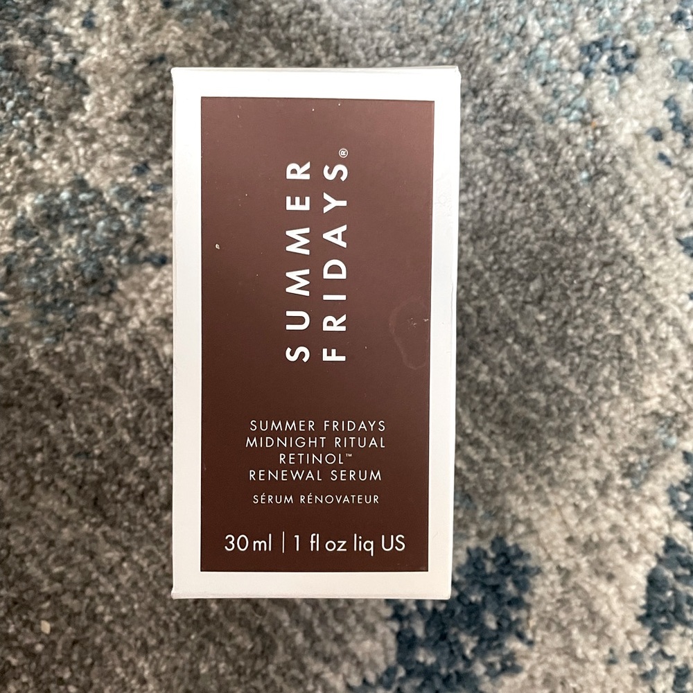 BNIB Summer Fridays Midnight Ritual Retinol Renewal Serum 1 fl oz